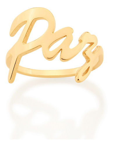 Anel Escrito Paz. Rommanel 512944 512944