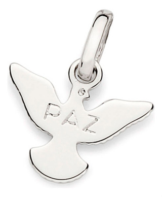 Pingente Formato Espírito Santo Escrito Paz 342648 342648 em Oferta na Shopee
