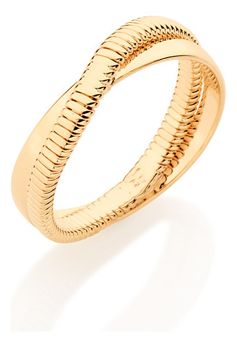 Anel Formado Por Aros Entrelaçados, Sendo U 510612 510612 em Oferta na Shopee