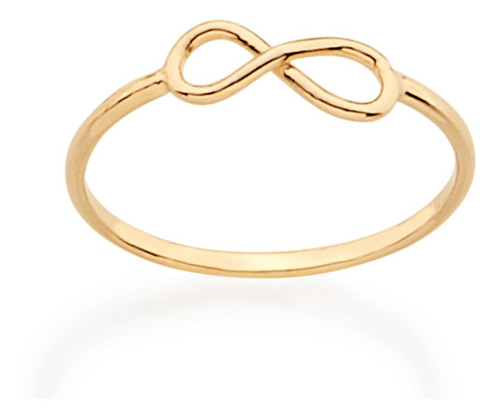 Anel Skinny  Falange Símbolo Do Infinito Rommanel 511815 511815