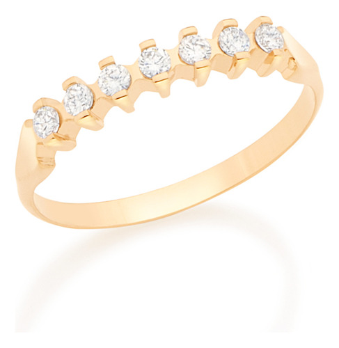 Meia Aliança Com Parte Superior Trabalhada 512702 512702