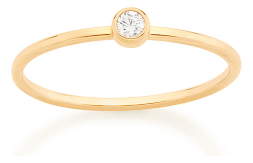 Anel Infantil Solitário , Composto Por 1 Zi 512808 512808 em Oferta na Shopee