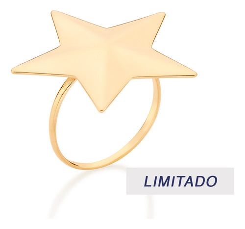 Maxi Anel Formato De Estrela.(joia Licenciad 513208 513208 em Oferta na Shopee