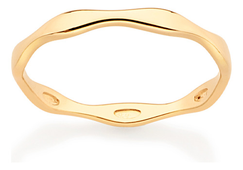 Anel Skinny Formato Ondulado Rommanel 513214 513214 em Oferta na Shopee