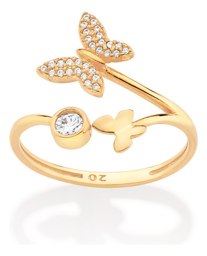 Anel Skinny Ajustável Composto Por Duas Bor 513380 513380 em Oferta na Shopee