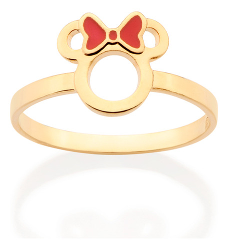 Anel Skinny Minnie Com Aplicação De Resina 513427 513427 em Oferta na Shopee