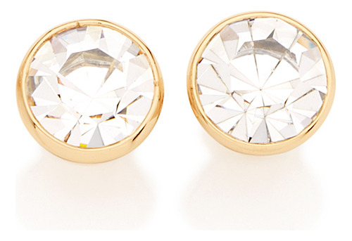 Brinco Solitário Com 2 Cristais Redondos De 523173 523173 em Oferta na Shopee