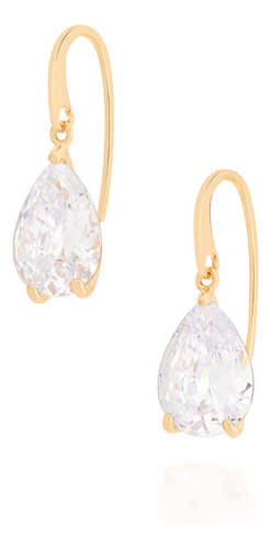 Brinco Formado Por Gota Com Zircônia Faceta 523514 523514 em Oferta na Shopee