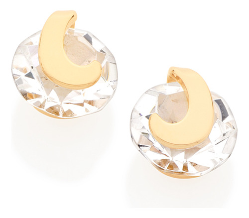 Brinco Solitário Formado Por Cristal Redond 524472 524472 em Oferta na Shopee