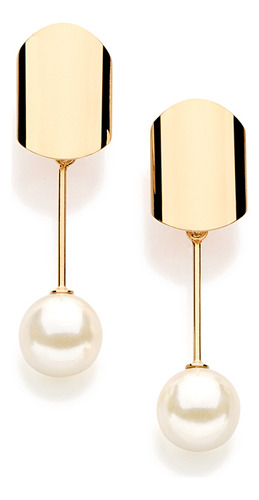 Brinco Formado Por Tubo Liso E Fio Com Péro 524673 524673 em Oferta na Shopee