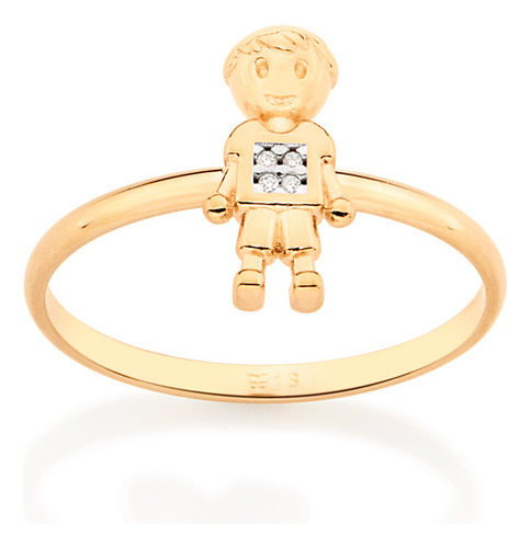 Anel Menino Formado Por Camiseta Cravejada P 513008 513008 em Oferta na Shopee