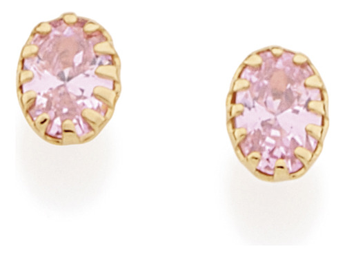 Brinco Solitário Formado Por 2 (par) Zircô 525457 525457 em Oferta na Shopee