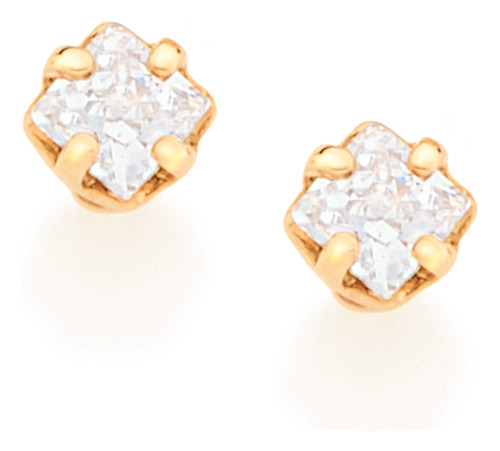 Brinco Infantil Composto Por 2 Zircônias (p 525924 525924 em Oferta na Shopee