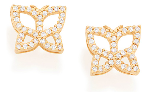 Brinco No Formato De Borboleta Vazada Cravej 526048 526048 em Oferta na Shopee