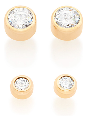 Kit Brinco Solitário, Formado Por 1 Par Com 526223 526223 em Oferta na Shopee