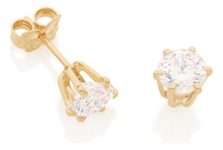 Brinco Solitário Formado Por Laterias Vazad 526258 526258 em Oferta na Shopee