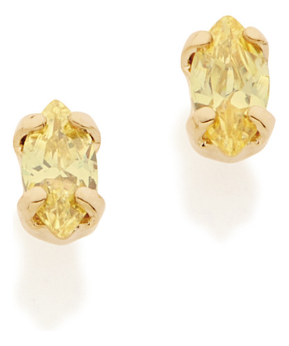 Brinco Solitário Composto Por 2 Zircônias 526334 526334 em Oferta na Shopee