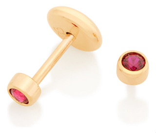 Brinco Infantil Solitário, Formado Por 2 Zi 526386 526386 em Oferta na Shopee