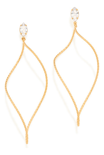 Maxi Brinco Base Cravejada Por 2 Zircônias 526445 526445 em Oferta na Shopee