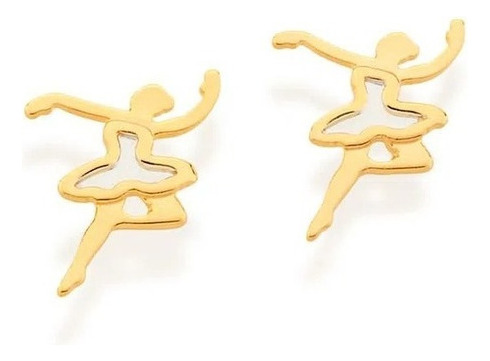 Brinco Formato De Bailarina - Rommanel 526603 526603 em Oferta na Shopee