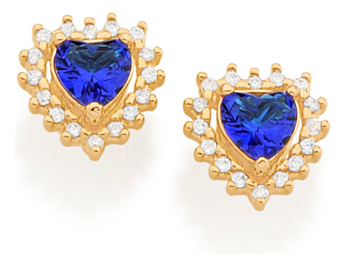 Brinco No Formato De Coração, Cravejado Po 526642 526642