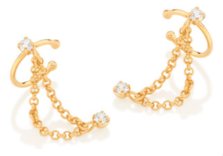 Brinco Ear Cuff Composto Por 4 Zircônias De 526663 526663 em Oferta na Shopee