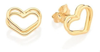 Brinco Coração Duplo Vazado Entrelaçado Rommanel 526939 526939 em Oferta na Shopee