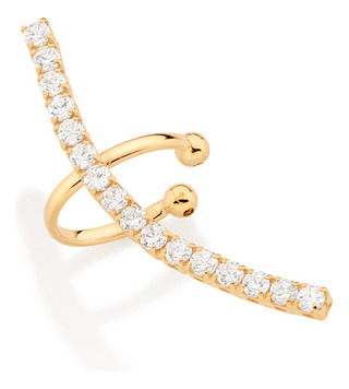 Brinco Piercing De Pressão Cravejado Por 16 526996 526996 em Oferta na Shopee