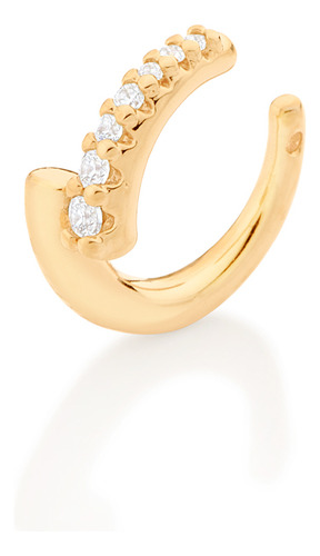 Brinco Piercing De Pressão Cravejado Por 3 527075 527075 em Oferta na Shopee