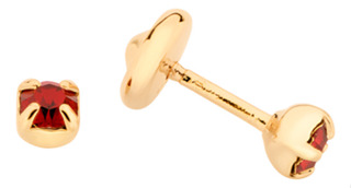 Brinco Solitário Com Zircônias Rommanel 527090 527090 em Oferta na Shopee