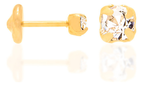 Brinco Solitário Cravejado Por Zircônias D 527137 em Oferta na Shopee