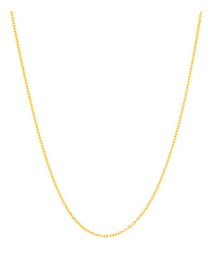 Cordão Rommanel Folheado Fio Cadeado Batido 530308 530308