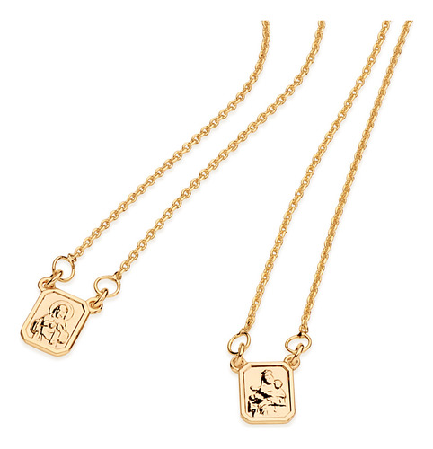 Escapulário Rommanel Platina Coração De Jesus 531222 531222 em Oferta na Shopee