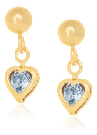 Brinco Base Bola Lisa Formado Por Coração 522396 522396 em Oferta na Shopee