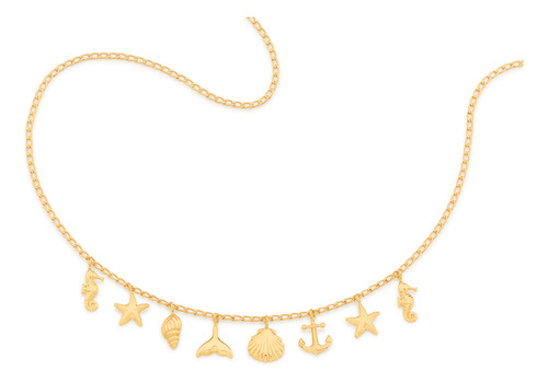 Gargantilha Formada Por Fio Elo 0,40 Laminad 532063 532063