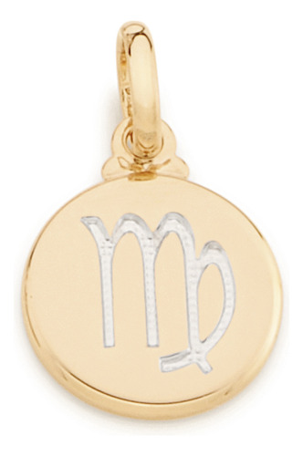 Pingente Redondo Formado Por Signo De Virgem 542203 542203 em Oferta na Shopee