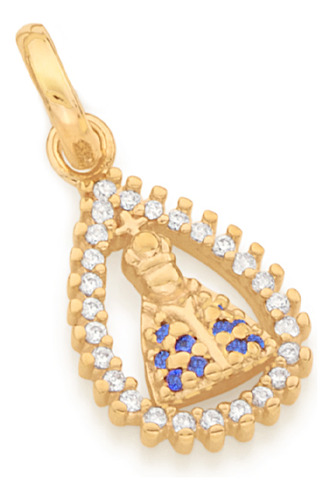 Pingente Formato Gota Cravejado Por 26 Zirc? 542325 542325