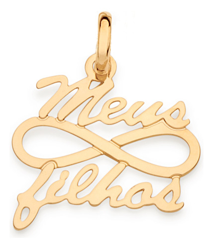 Pingente Escrito Meus Filhos Com Símbolo Do 542390 542390 em Oferta na Shopee