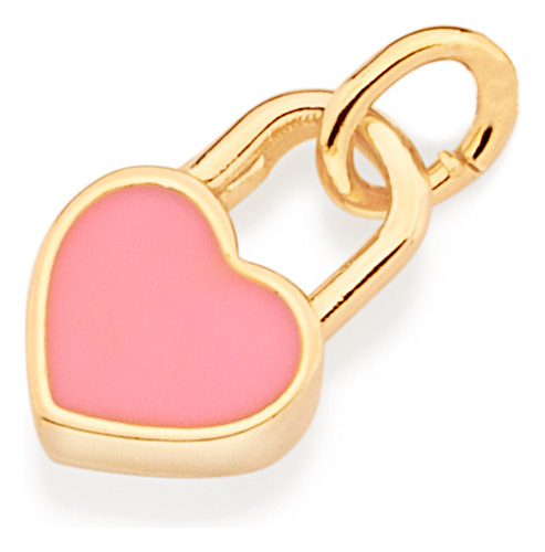 Pingente Infantil Cadeado Formato Coração, 542433 542433 em Oferta na Shopee