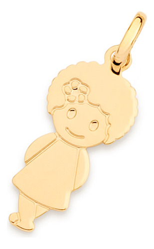 Pingente Formato Menina.med 2,5 Cm X 0,90 Cm 542455 542455 em Oferta na Shopee