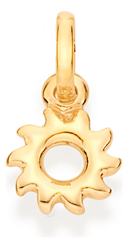 Pingente Formato Sol Vazado Ao Centro.med 1, 542624 542624 em Oferta na Shopee