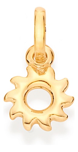 Pingente Formato Sol Vazado Ao Centro.med 1, 542624 542624 em Oferta na Shopee