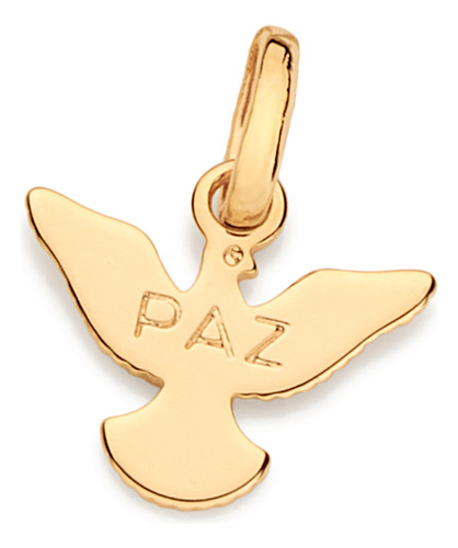 Pingente Formato Espírito Santo Escrito Paz 542648 542648 em Oferta na Shopee