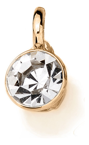 Pingente Solitário De Cristal Redondo De 6m 541496 541496