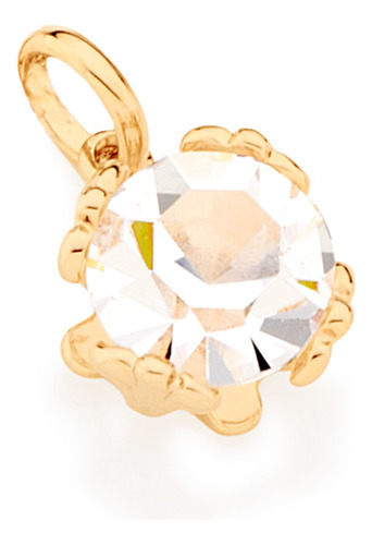 Pingente Solitário Formado Por Zircônia Re 541662 541662 em Oferta na Shopee