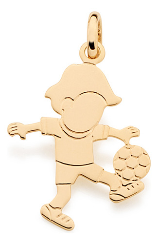 Pingente Infantil Formato Menino Com Bola Fa 541799 541799 em Oferta na Shopee