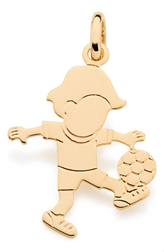 Pingente Infantil Formato Menino Com Bola Fa 541799 541799 em Oferta na Shopee
