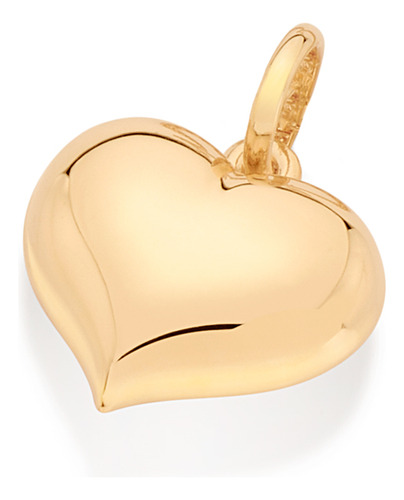 Pingente Formato Coração Abaulado.med 2,7 542710 542710