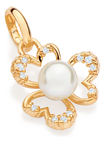 Pingente Formato Flor Com Pétalas Vazadas C 542771 542771 em Oferta na Shopee