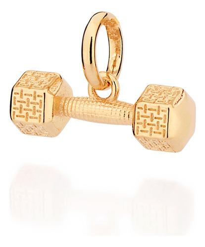 Pingente Formato Halter Academia Com Detalhe 542772 542772 em Oferta na Shopee